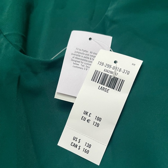 Abercrombie High Neck Low Back Midi Dress - Picture 3 of 5